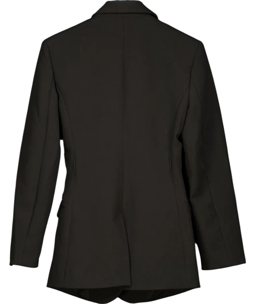BOA Black Hourglass Single Breasted Blazer UK XS