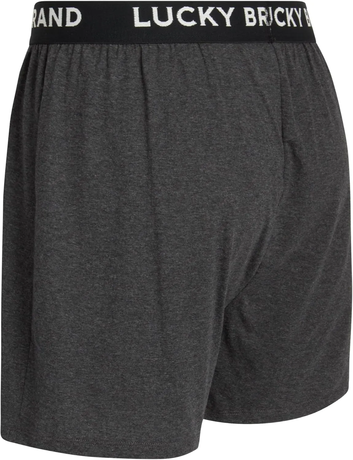 Lucky Brand Boxers for Men - 4 Pack Knitted Mens Underwear with Functional Fly - Classic Mens Boxers (S-XXL)