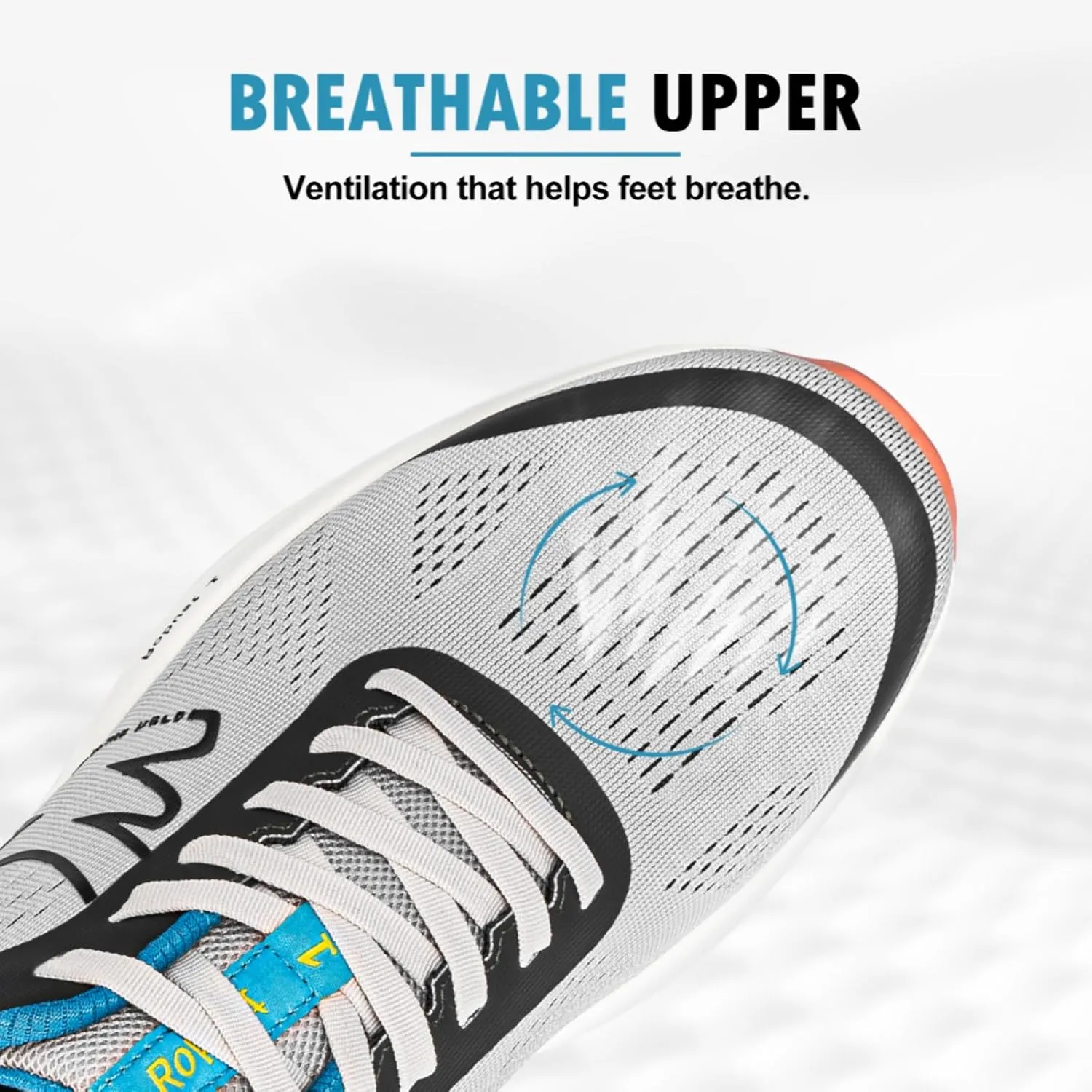 Orthopedic Shoes for Men with Arch Support, Plantar Fasciitis Shoes for Breathable Mesh, Non-Slip Walking Shoes for Heel Pain Relief