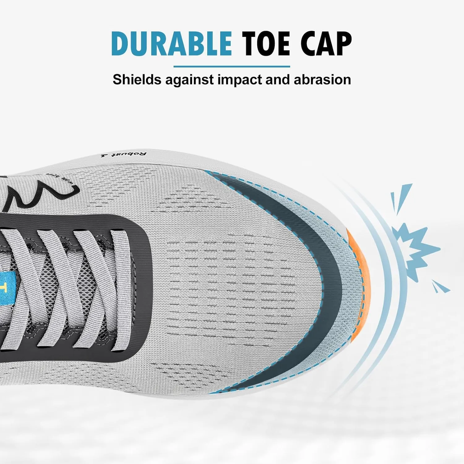 Orthopedic Shoes for Men with Arch Support, Plantar Fasciitis Shoes for Breathable Mesh, Non-Slip Walking Shoes for Heel Pain Relief