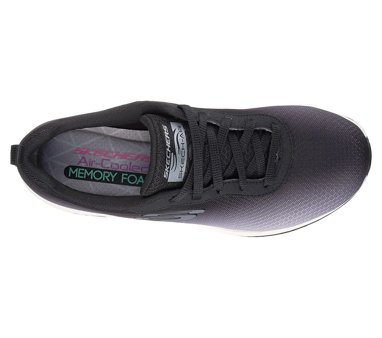Skechers SKECH-AIR ELEMENT Memory Foam Lace-up Sneaker Black